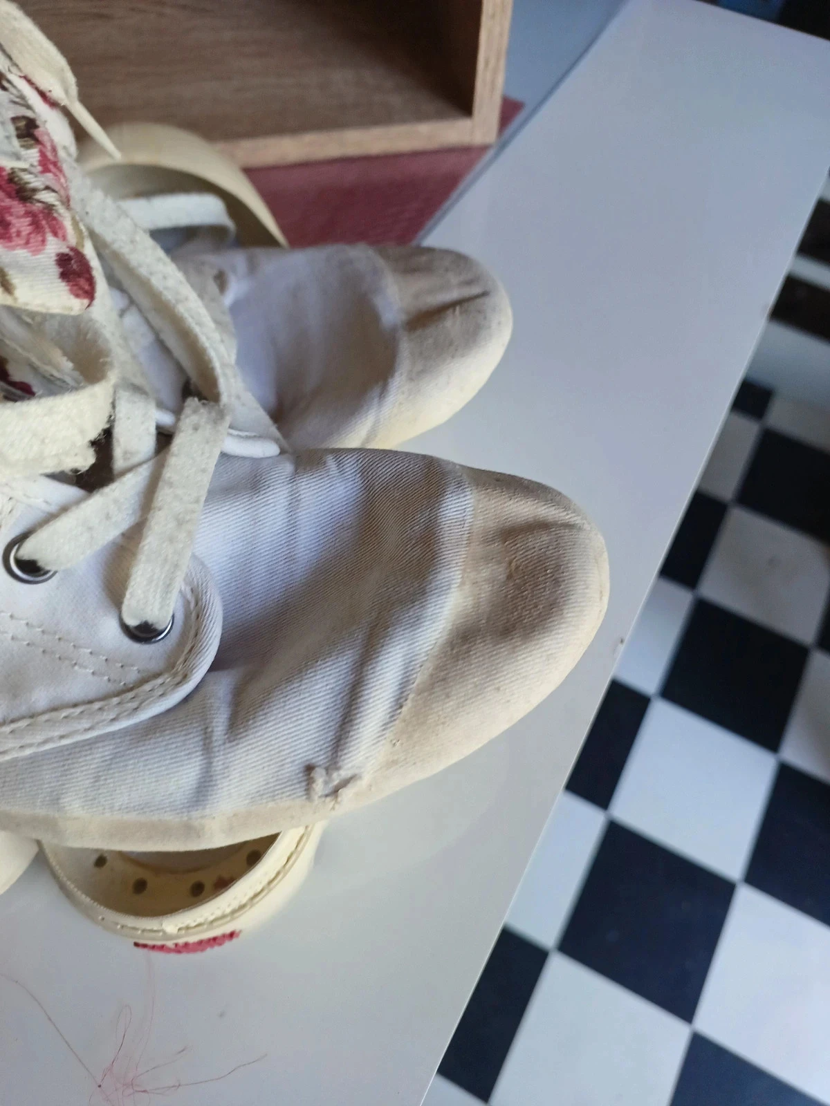 Palladium blanc cassé fleuri  pointure 39 – photo 13
